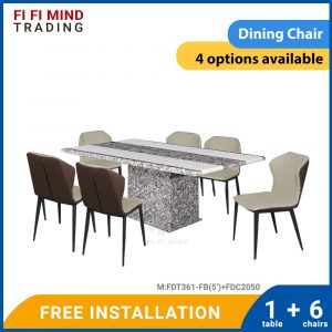 Claude Marble Dining Set