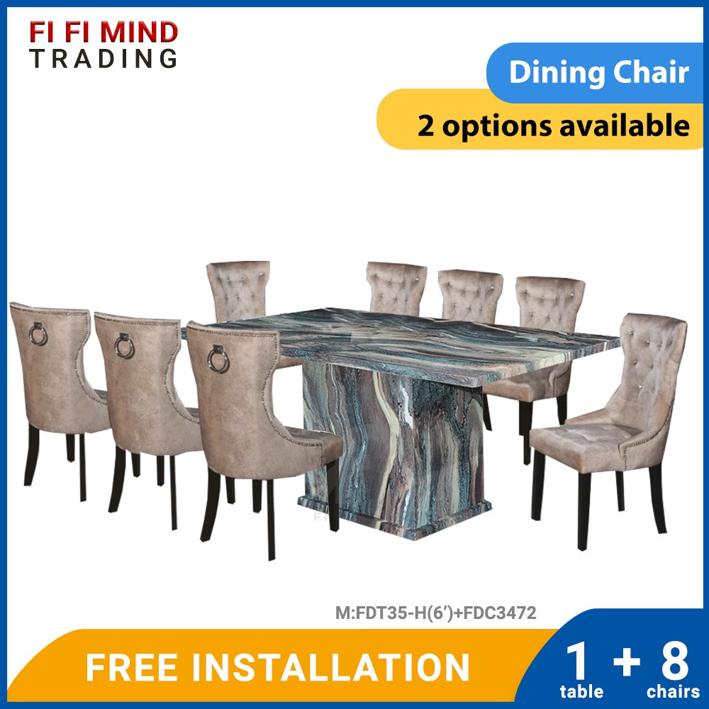 Dusica Marble Dining Set - Image 3