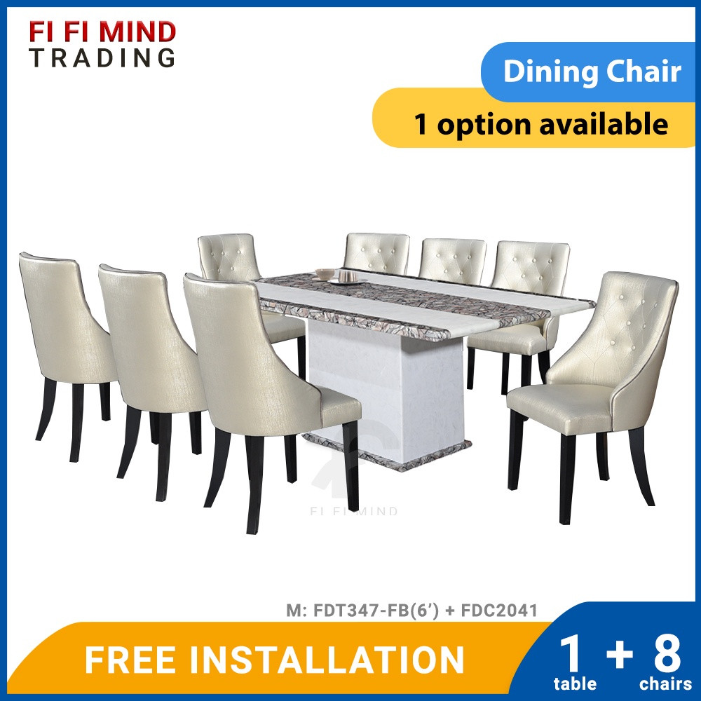 Janina Marble Dining Set - Image 2