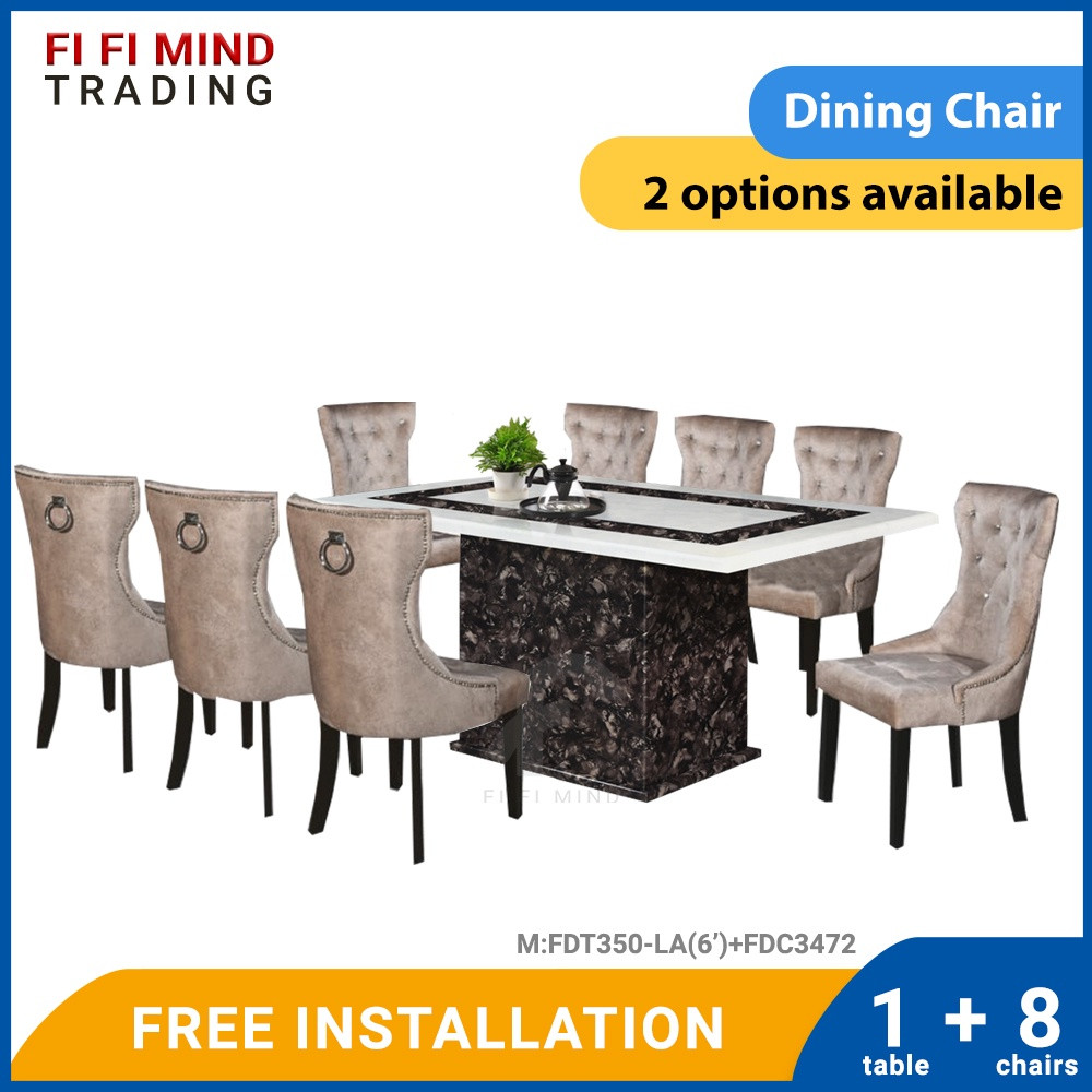 Julius Marble Dining Set - Image 2