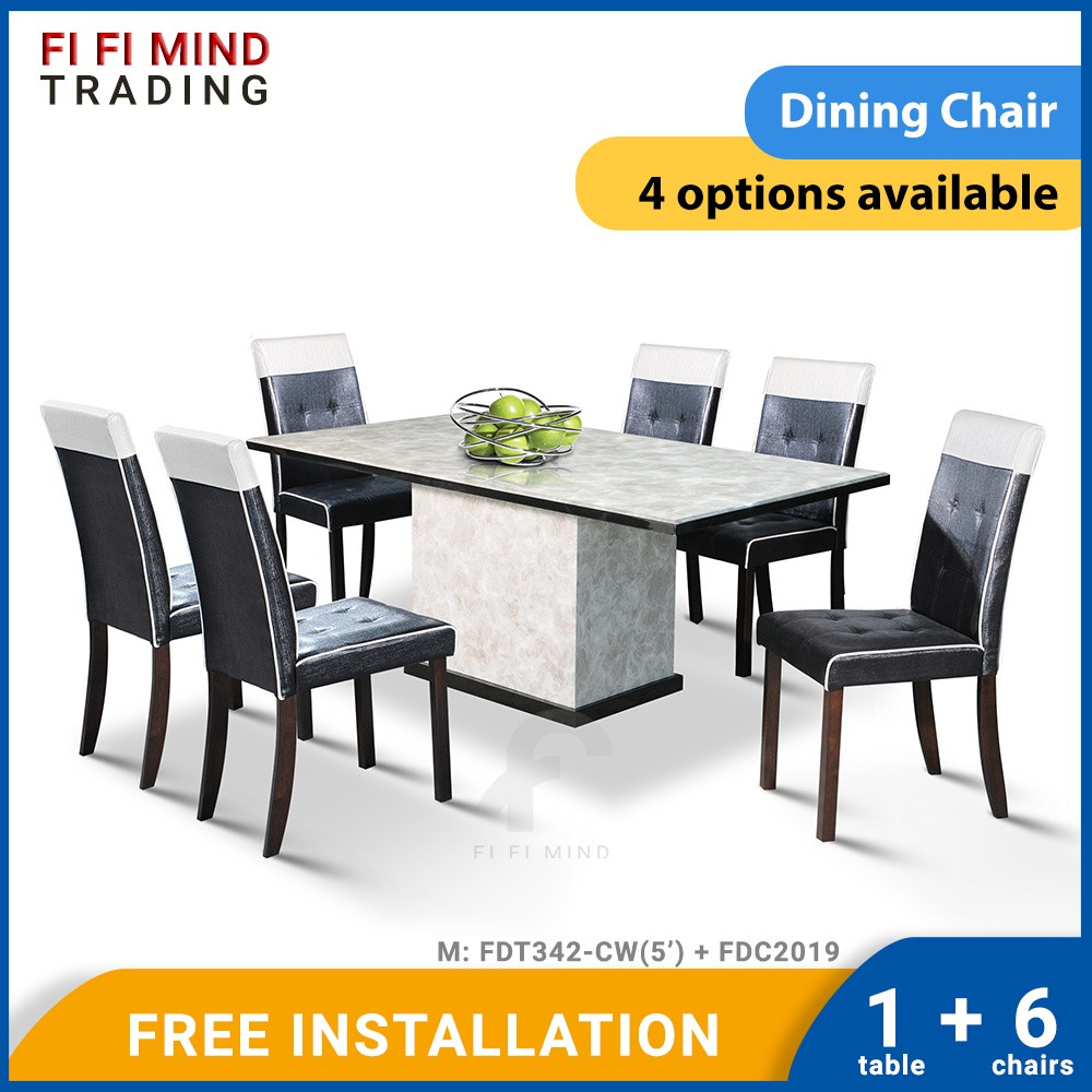 Wische Marble Dining Set - Image 2