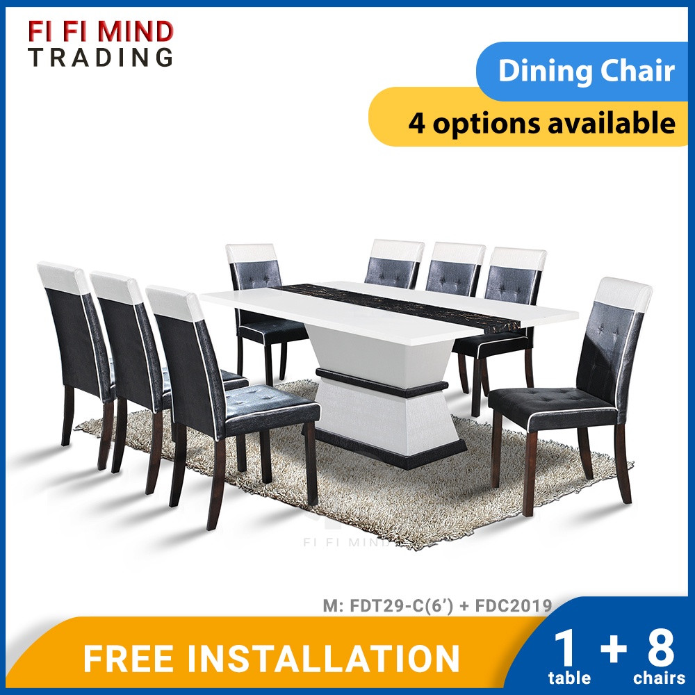 Rolline Marble Dining Set - Image 2