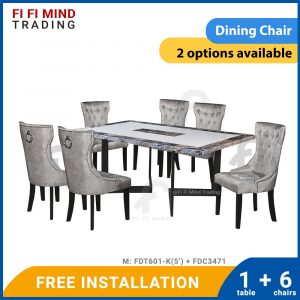 Germanus Marble Dining Set
