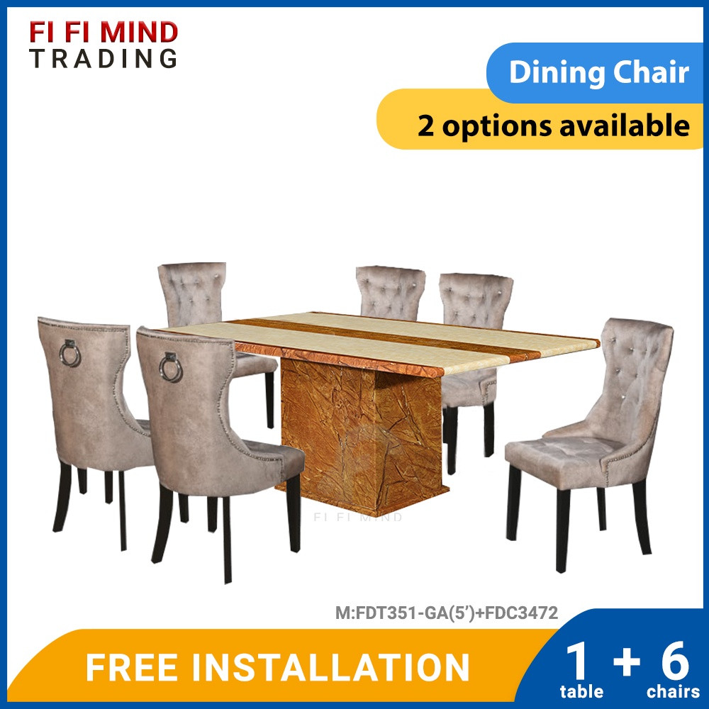 Cristal Marble Dining Set