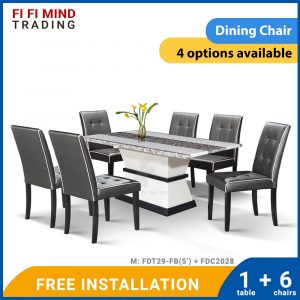 Weshenne Marble Dining Set