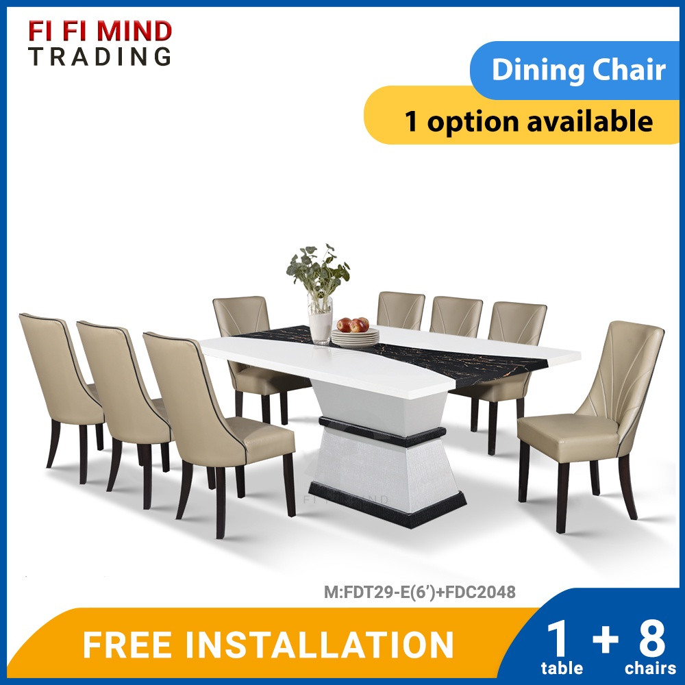 Celinah Marble Dining Set - Image 2