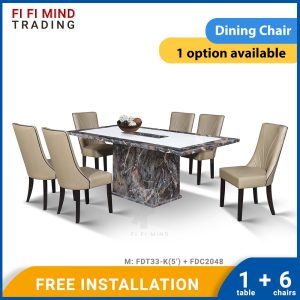 Zumby Marble Dining Set