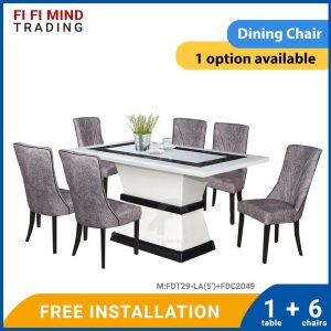 Isadora Marble Dining Set