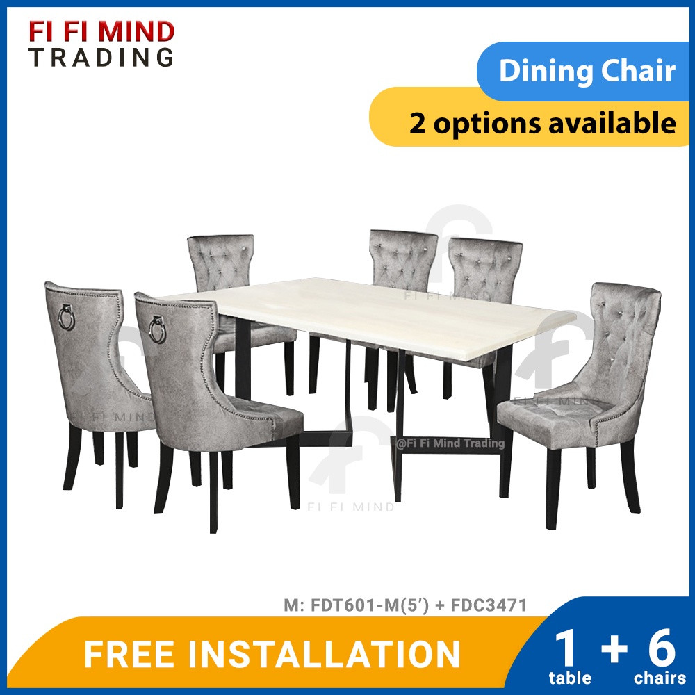 Carmelita Marble Dining Set