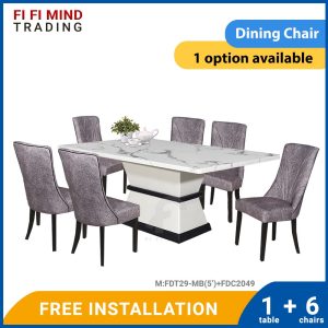 Nedelya Marble Dining Set