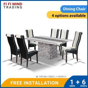 Helka Marble Dining Set