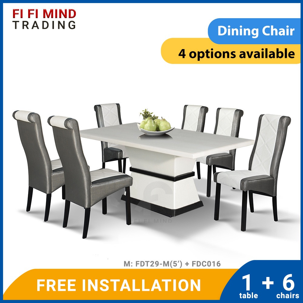 Mincho Marble Dining Set