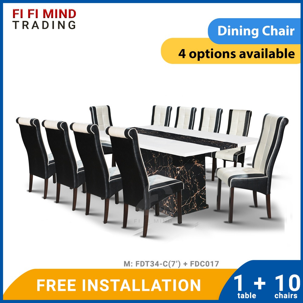 Hinrik Marble Dining Set - Image 3