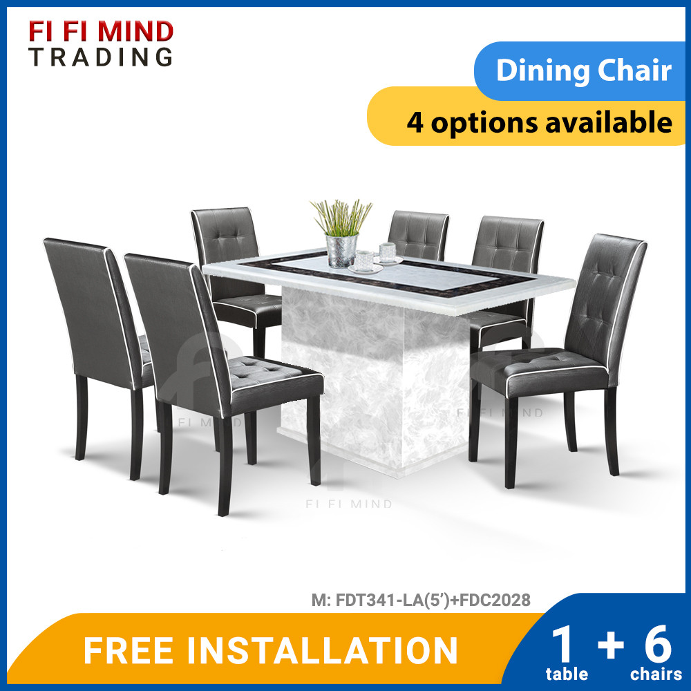 Marika Marble Dining Set