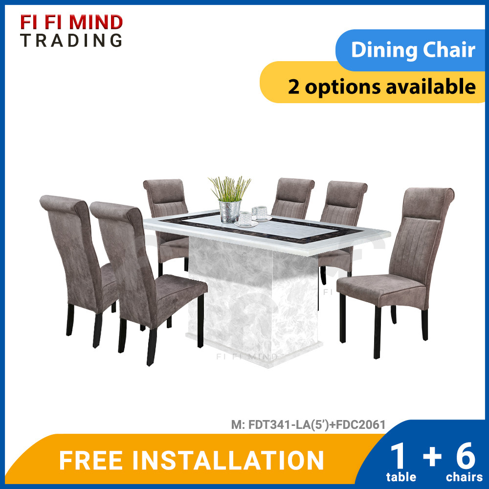 Murna Marble Dining Set - Image 3