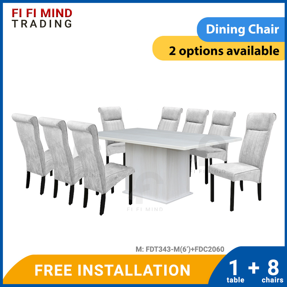 Finny Marble Dining Set - Image 2