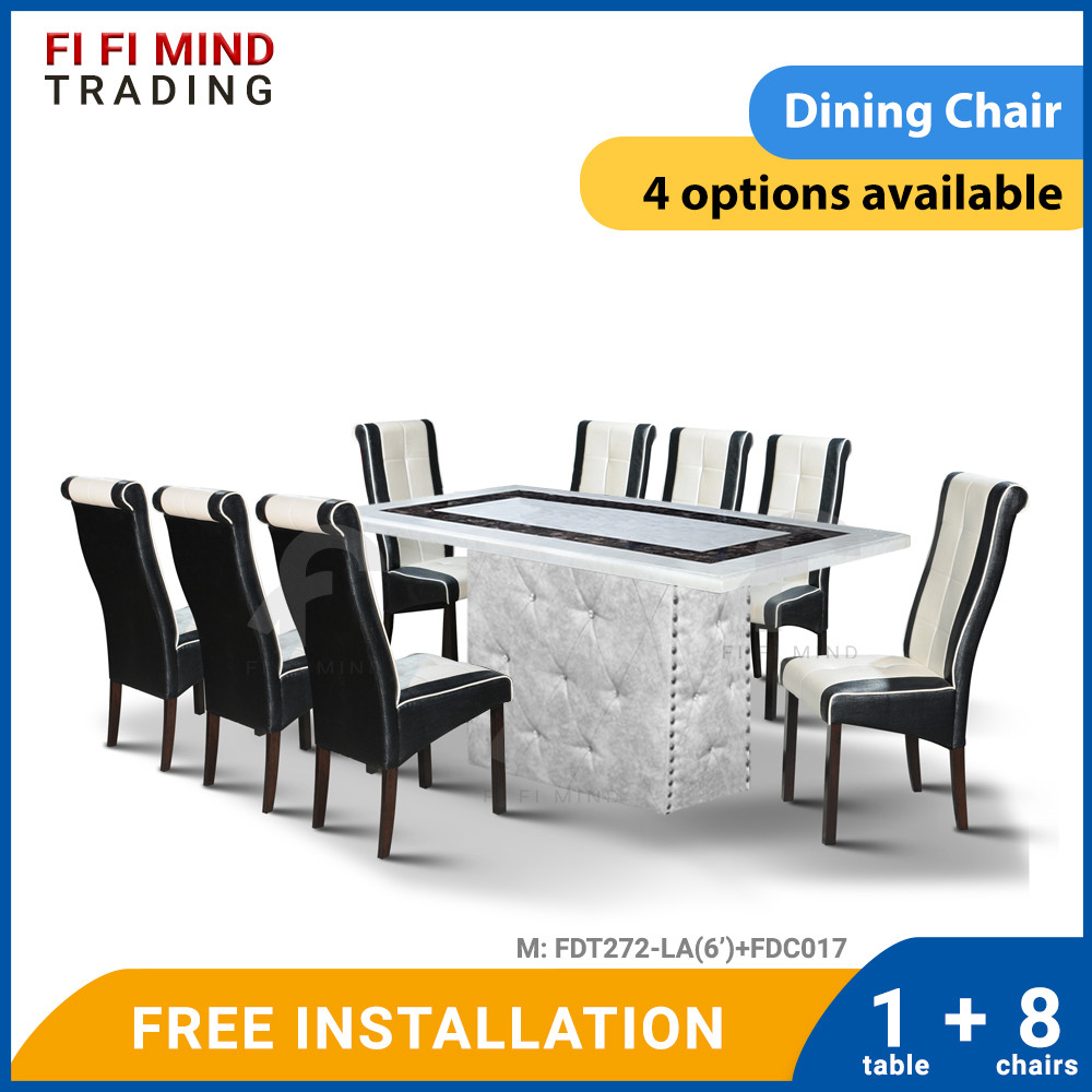 Cacilie Marble Dining Set - Image 2