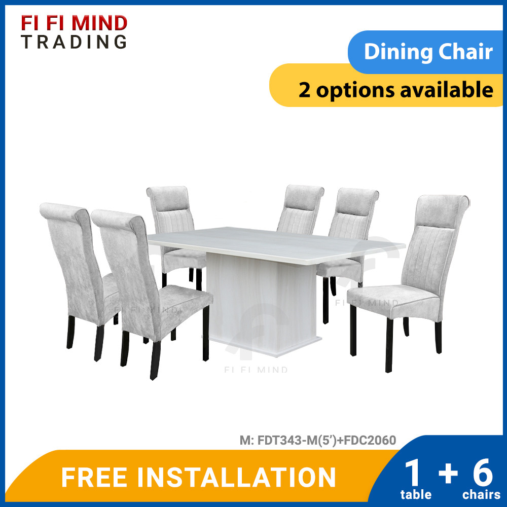 Finny Marble Dining Set