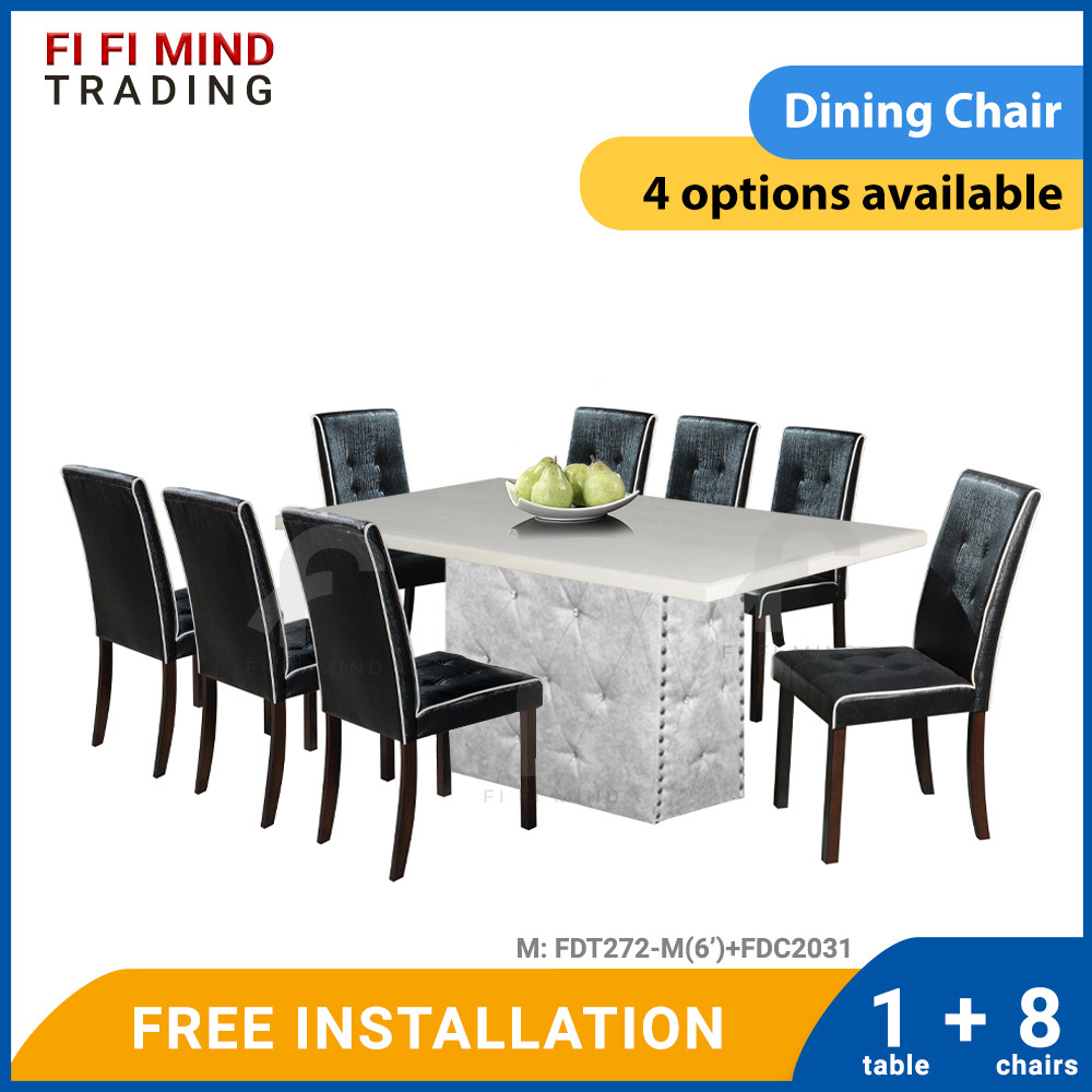 Jaylin Marble Dining Set - Image 2