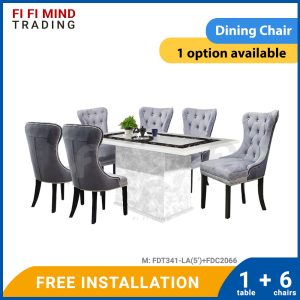 Zenka Marble Dining Set