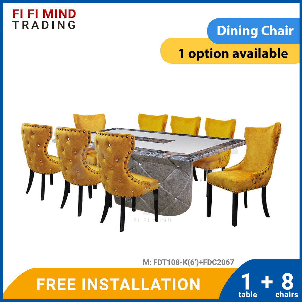 Maiwen Marble Dining Set - Image 2