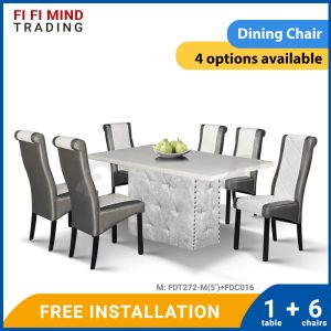 Zarina Marble Dining Set
