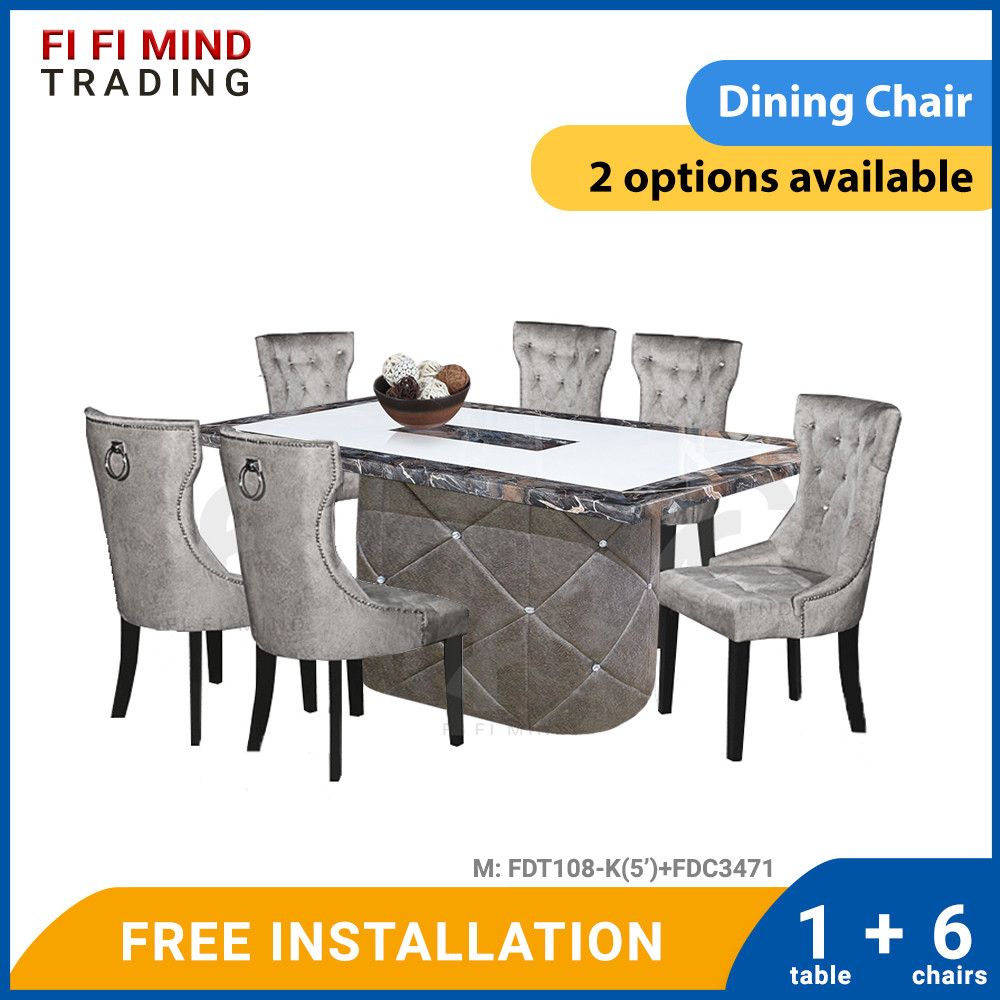Silvanus Marble Dining Set
