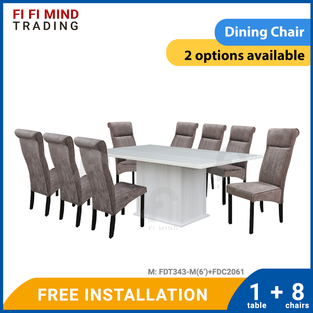 Finny Marble Dining Set - Image 4