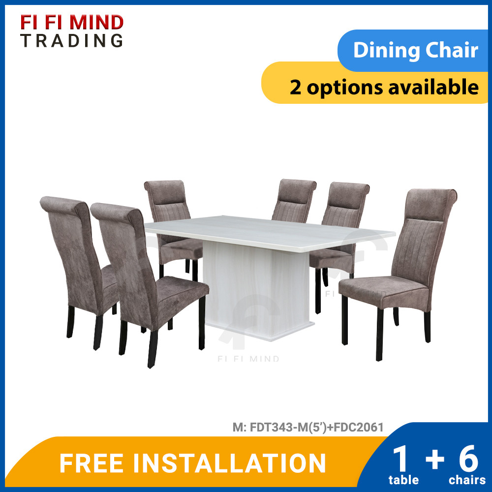 Finny Marble Dining Set - Image 3