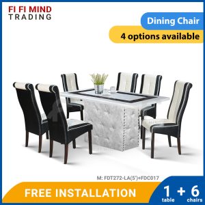Cacilie Marble Dining Set