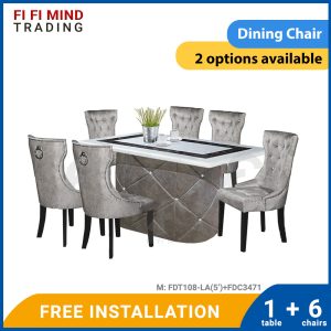 Holger Marble Dining Set