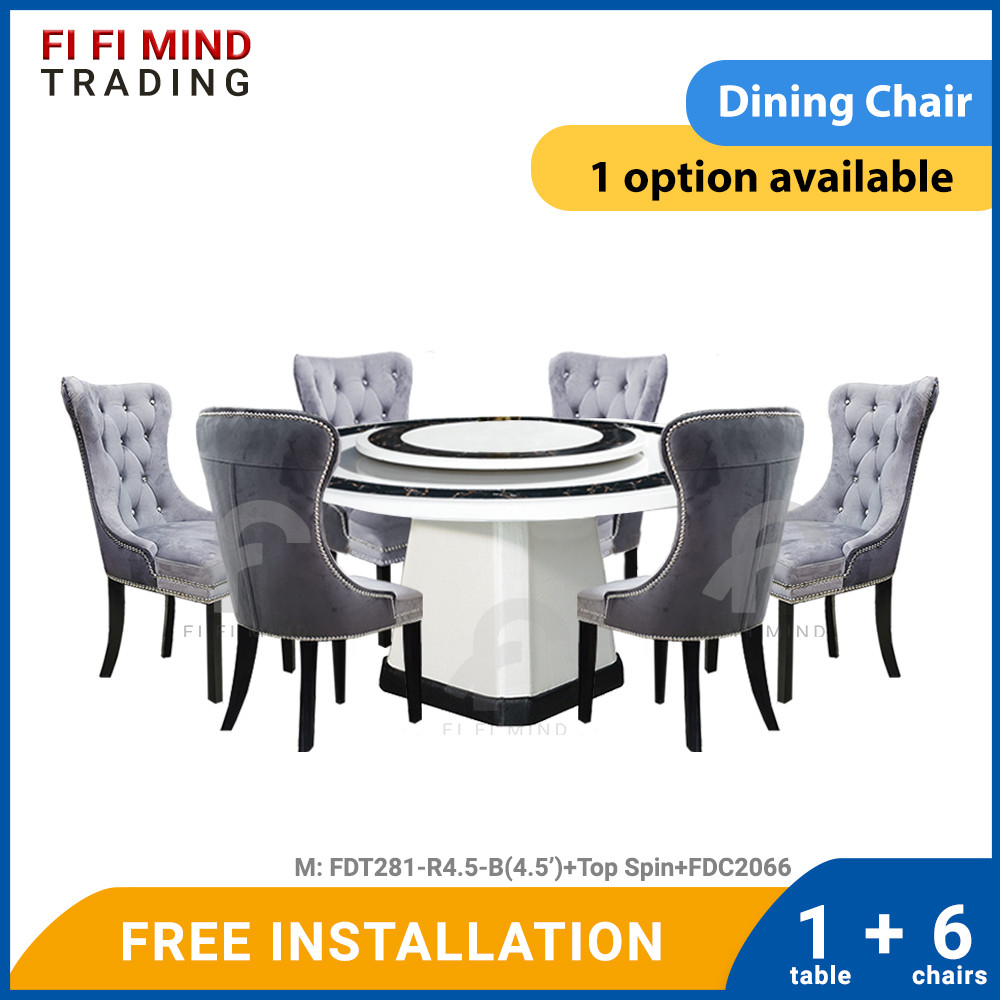 Yerene Round Marble Dining Set - Image 3