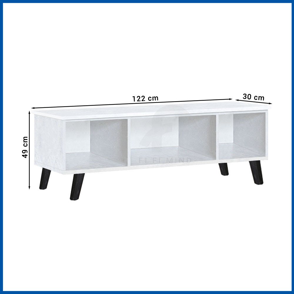 4FT TV Cabinet with Two Doors - Image 7
