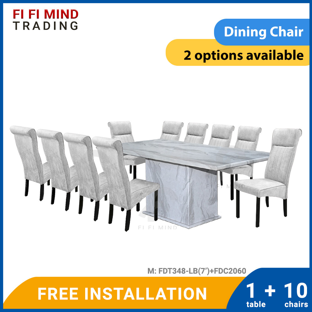 Marfy Marble Dining Set - Image 3