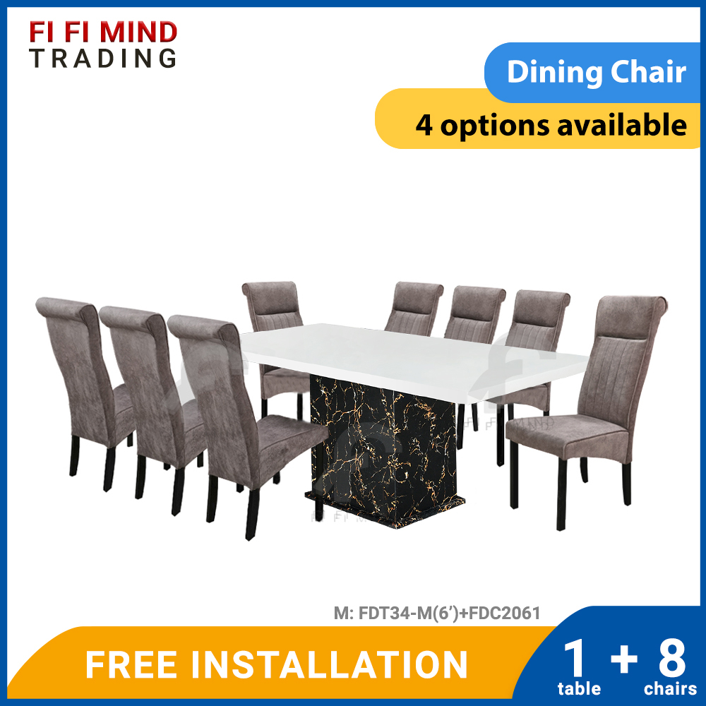 Vitaliya Marble Dining Set - Image 2