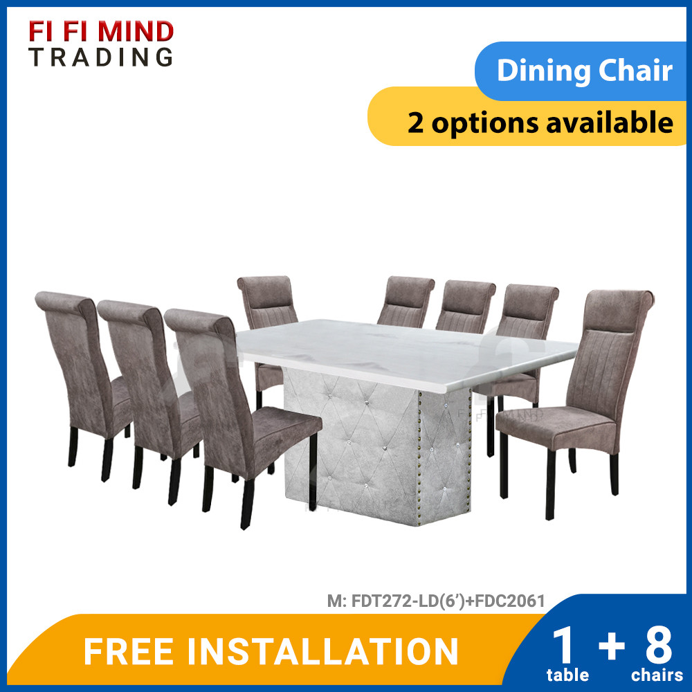 Kiera Marble Dining Set - Image 2