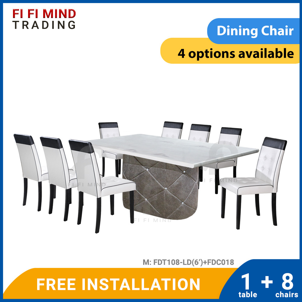 Ismael Marble Dining Set - Image 2