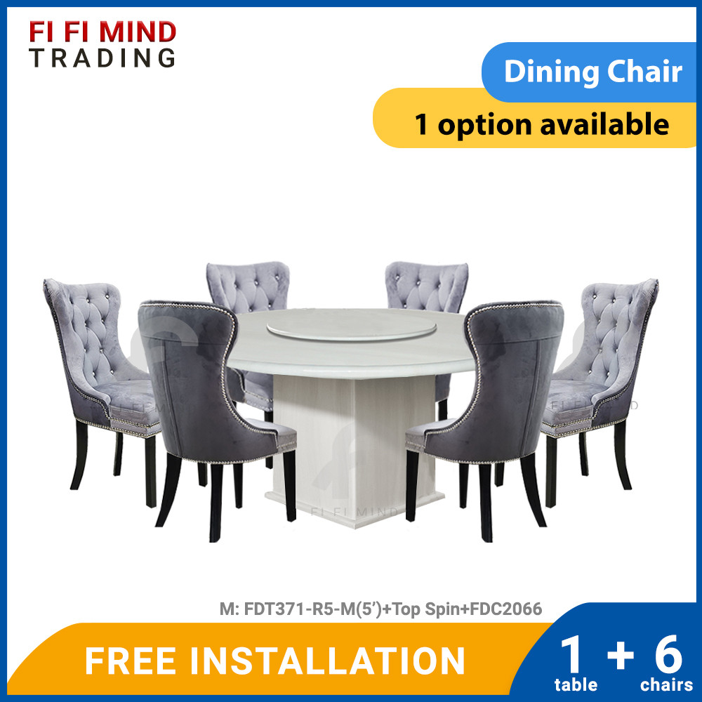 Matteo Round Marble Dining Set - Image 6