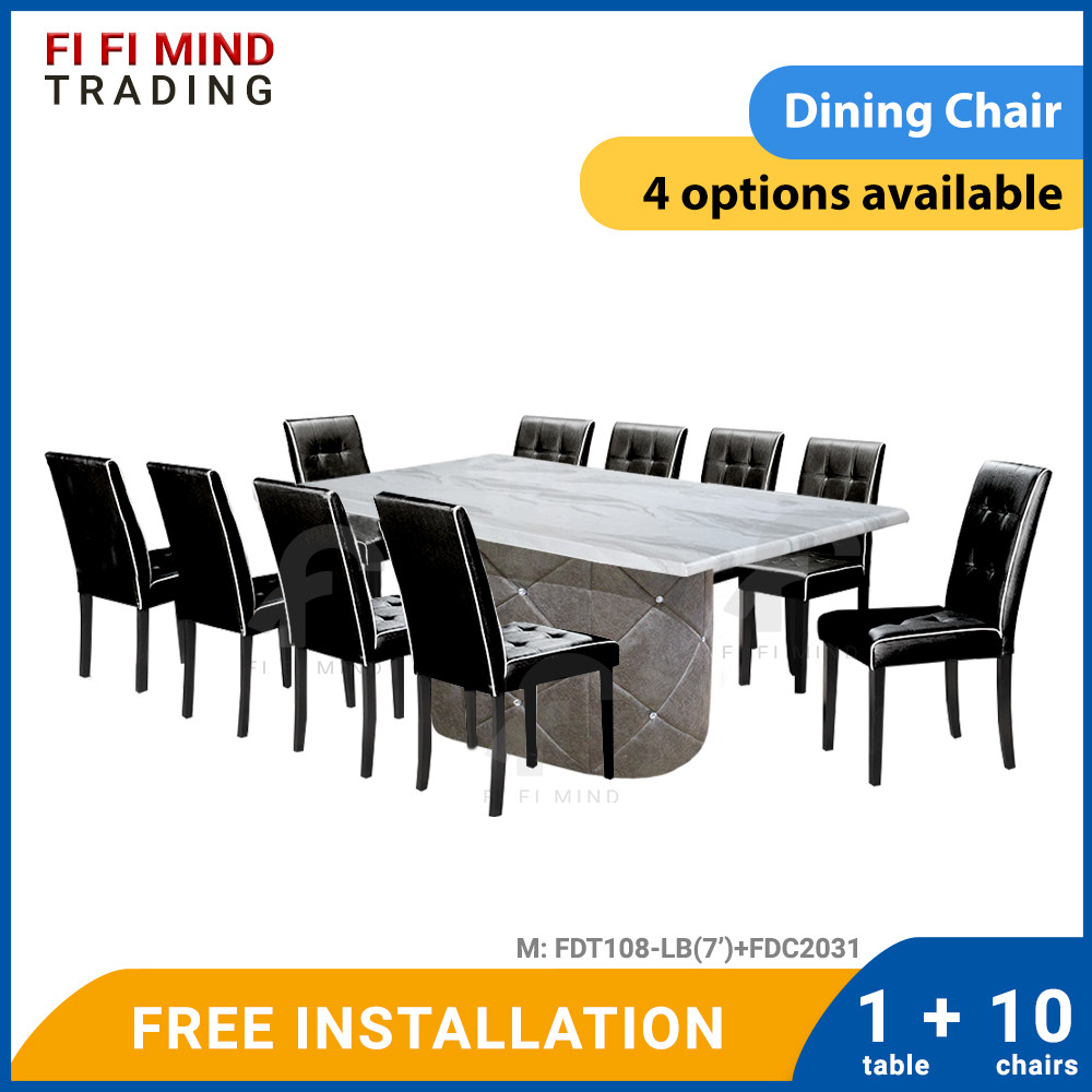 Jerrie Marble Dining Set