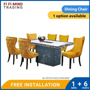 Xavi Marble Dining Set