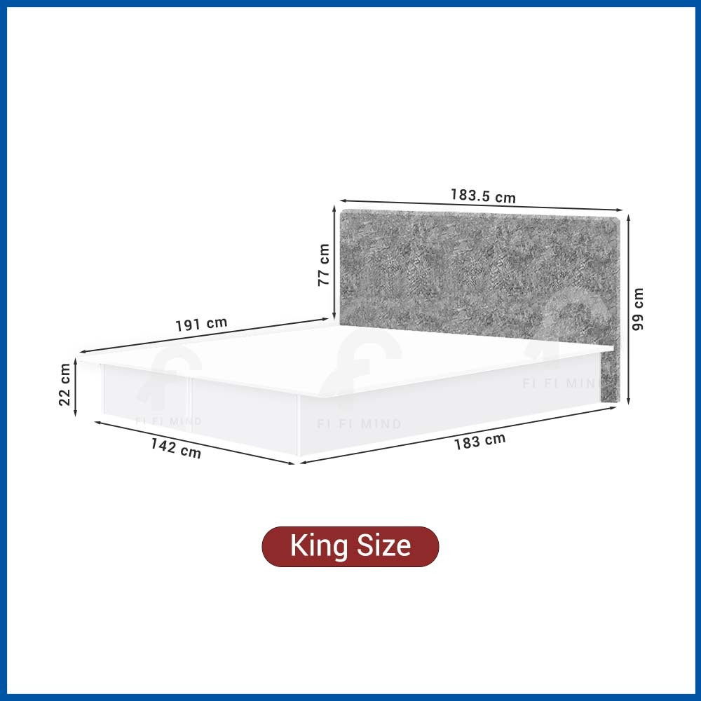 Tersio Velvet Fabric Headboard Divan Bedframe - Image 8