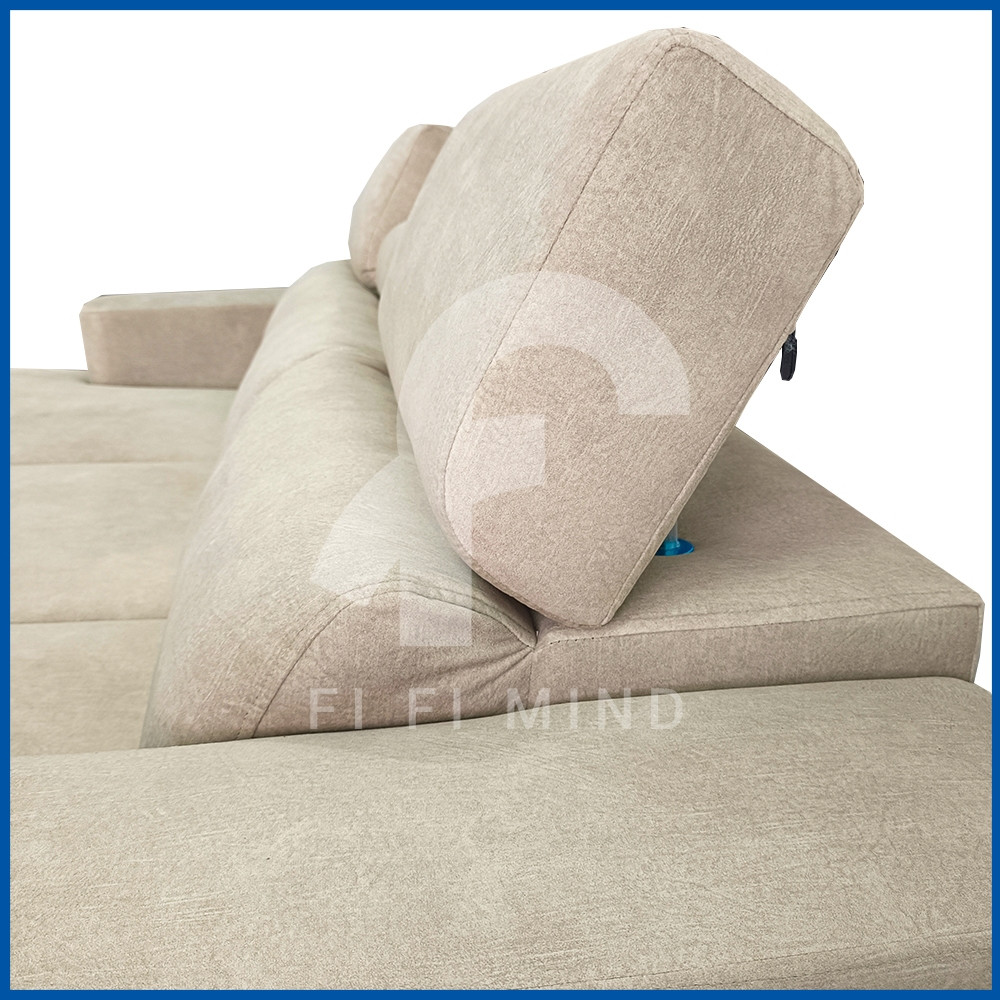 Layne 3 Seater L Shape Pet Friendly Easy Clean Sofa - Image 2