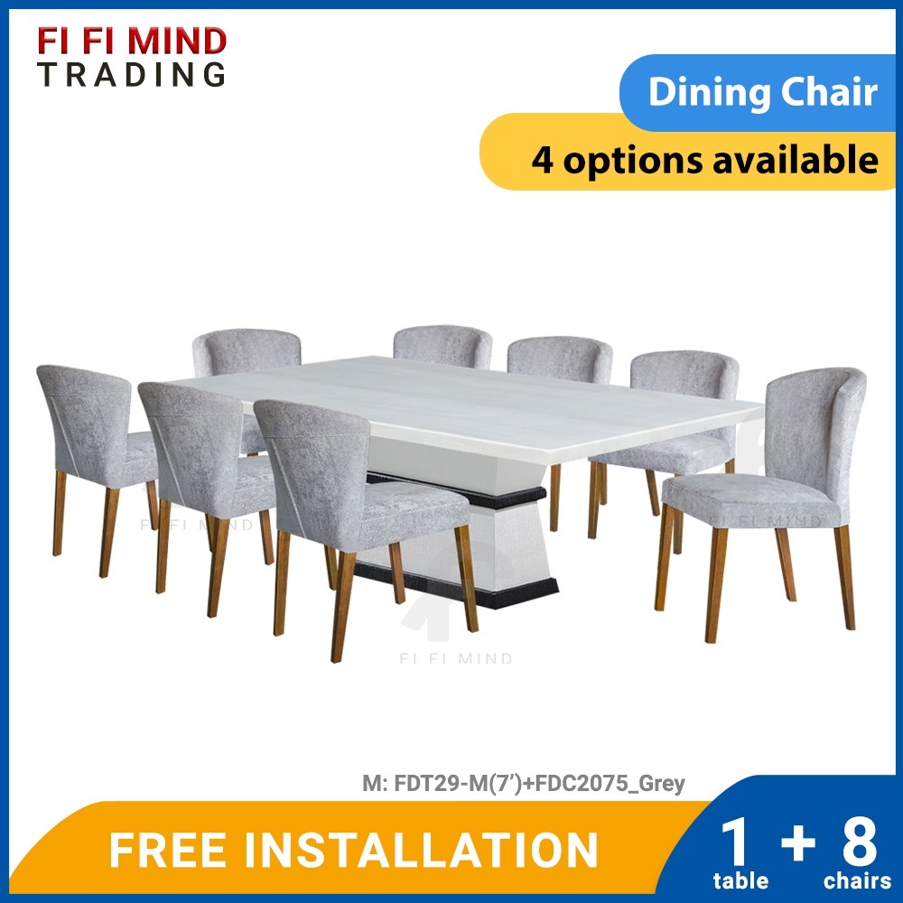 Mariel Marble Dining Table Set - Image 4