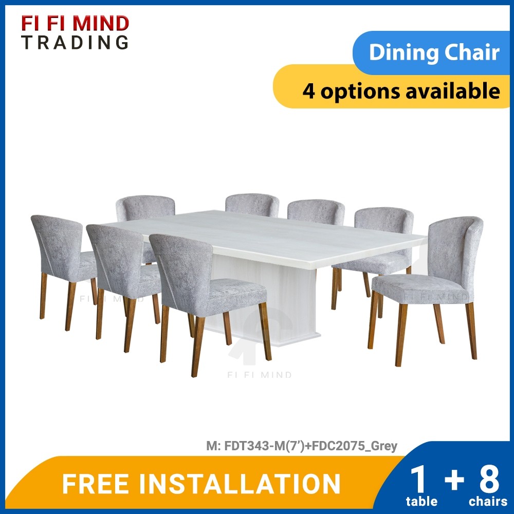 Vassi Marble Dining Table Set - Image 4