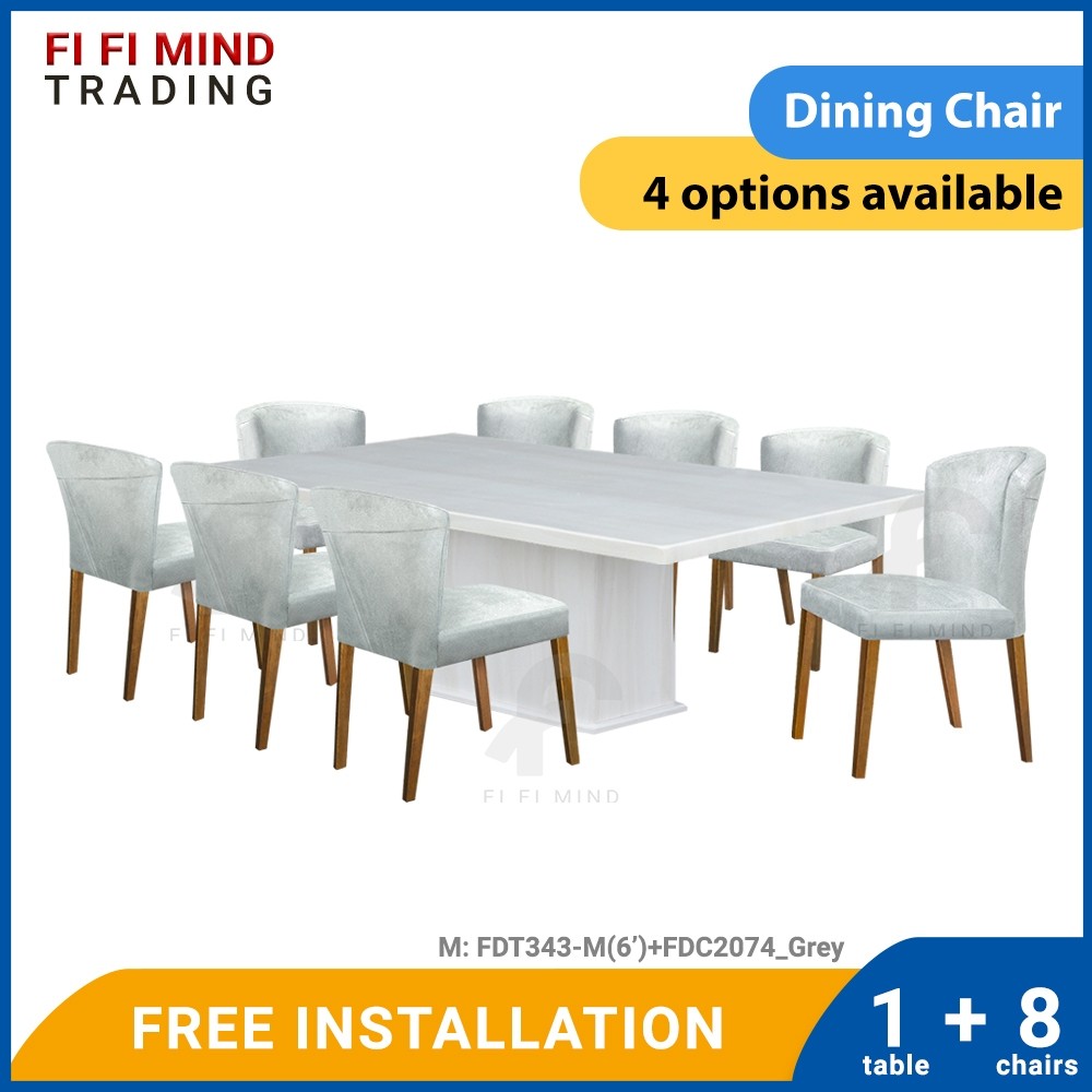 Vassi Marble Dining Table Set - Image 3