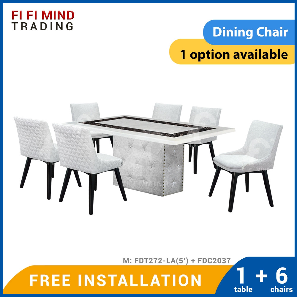 Malwina Marble Dining Set - Image 2