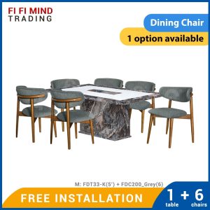 Juma Marble Dining Set