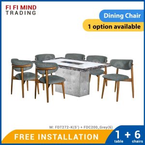 Ross Marble Dining Set