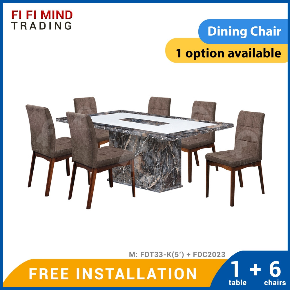 Nacera 6 Seater to 10 Seater Marble Dining Set