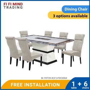 Danilo Marble Dining Set